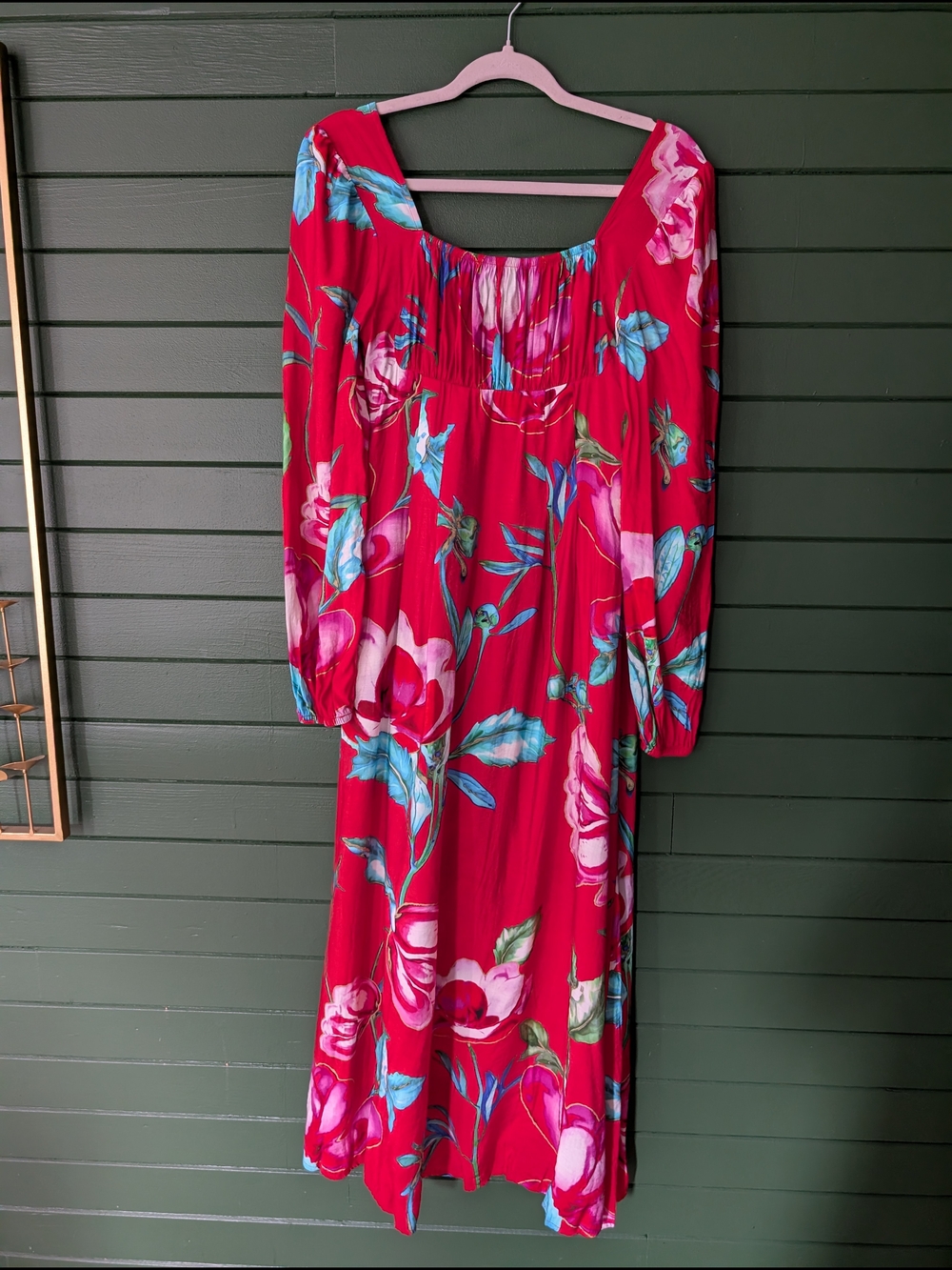 Bright Floral Maxi Dress